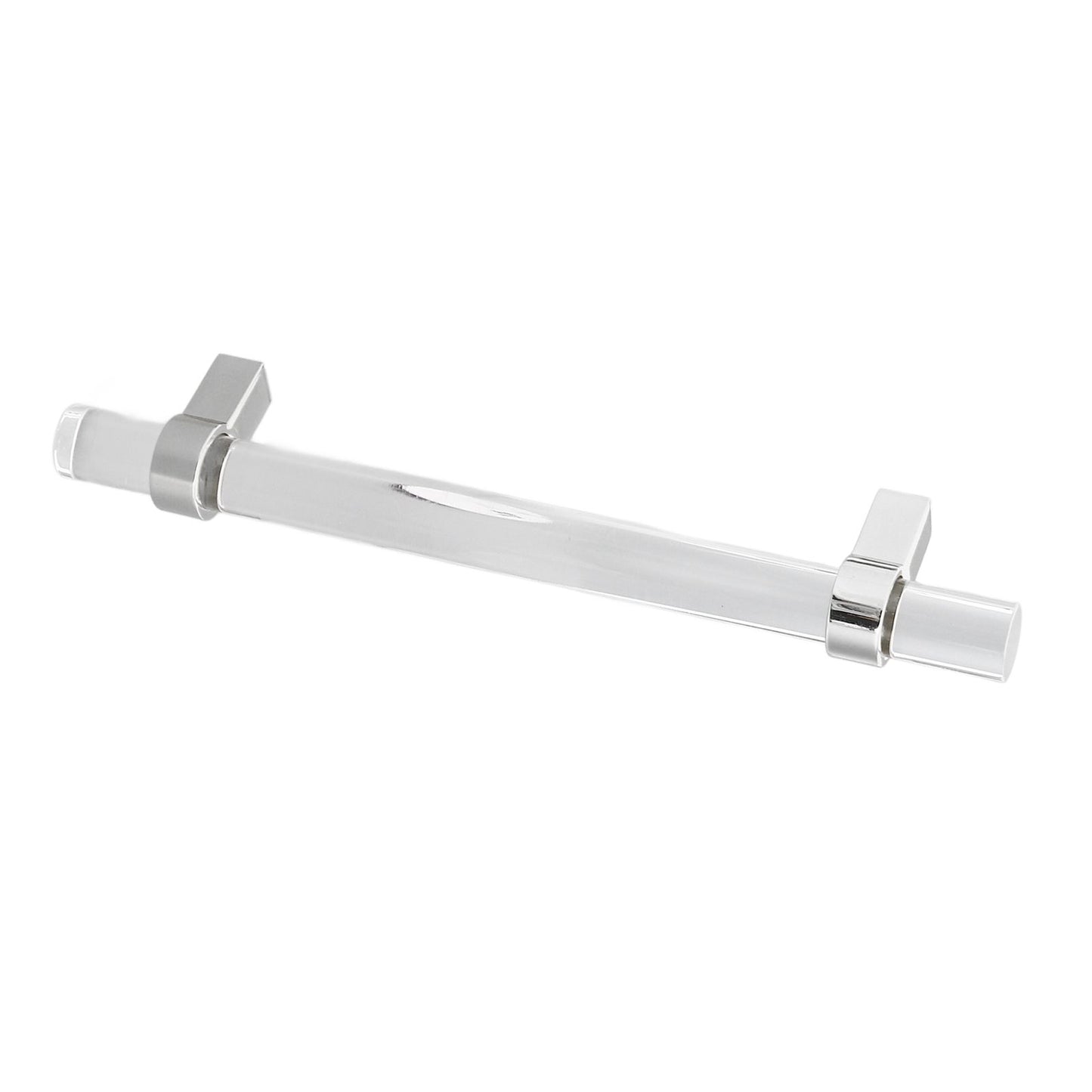 Crystal Acrylic Handle Modern Transparent Drawer Pull Handle for Closets Bookcases Shoe Cabinet Hole Spacing V1294-YM0523-3114220031911