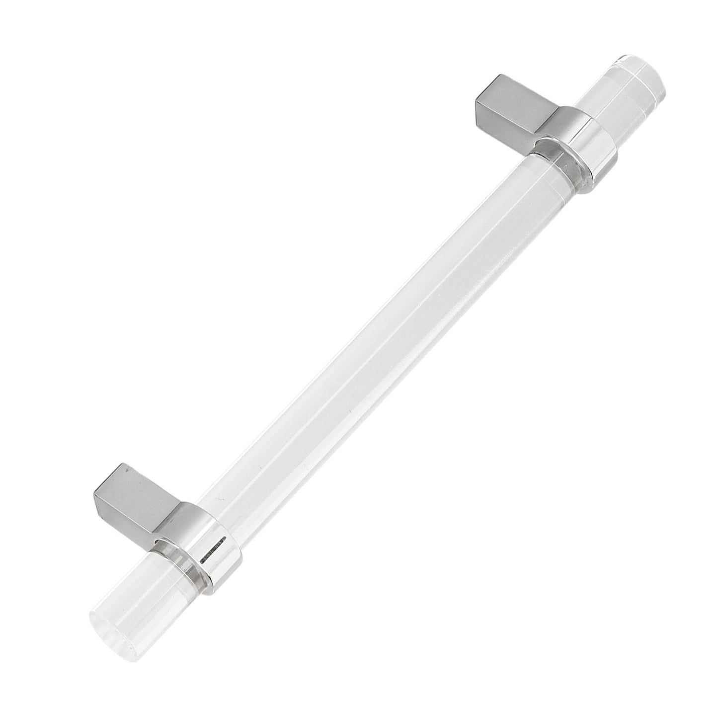 Crystal Acrylic Handle Modern Transparent Drawer Pull Handle for Closets Bookcases Shoe Cabinet Hole Spacing V1294-YM0523-3114220031911