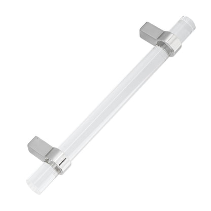 Crystal Acrylic Handle Modern Transparent Drawer Pull Handle for Closets Bookcases Shoe Cabinet Hole Spacing V1294-YM0523-3114220031911