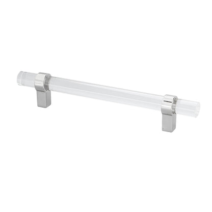 Crystal Acrylic Handle Modern Transparent Drawer Pull Handle for Closets Bookcases Shoe Cabinet Hole Spacing V1294-YM0523-3114220031911