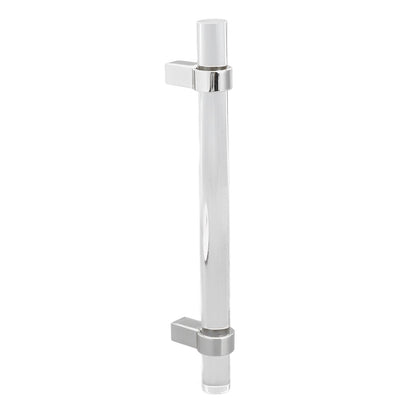 Crystal Acrylic Handle Modern Transparent Drawer Pull Handle for Closets Bookcases Shoe Cabinet Hole Spacing V1294-YM0523-3114220031911