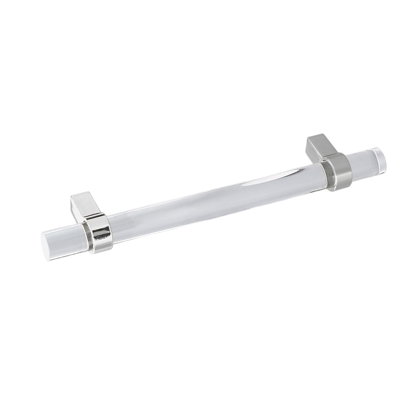 Crystal Acrylic Handle Modern Transparent Drawer Pull Handle for Closets Bookcases Shoe Cabinet Hole Spacing V1294-YM0523-3114220031911