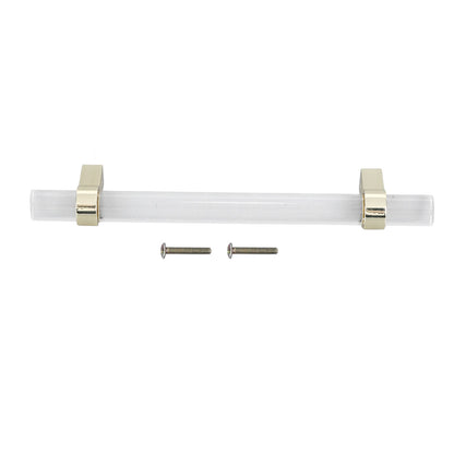 Crystal Acrylic Handle Modern Transparent Drawer Pull Handle for Closets Bookcases Shoe Cabinet Hole V1294-YM0523-3114220031914