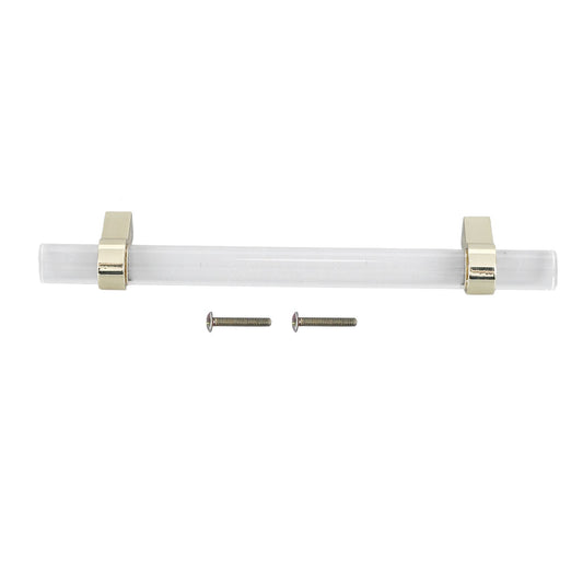 Crystal Acrylic Handle Modern Transparent Drawer Pull Handle for Closets Bookcases Shoe Cabinet Hole V1294-YM0523-3114220031914