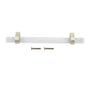 Crystal Acrylic Handle Modern Transparent Drawer Pull Handle for Closets Bookcases Shoe Cabinet Hole V1294-YM0523-3114220031914