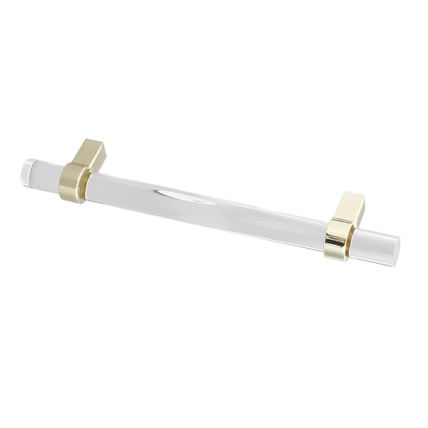 Crystal Acrylic Handle Modern Transparent Drawer Pull Handle for Closets Bookcases Shoe Cabinet Hole V1294-YM0523-3114220031914