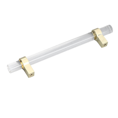 Crystal Acrylic Handle Modern Transparent Drawer Pull Handle for Closets Bookcases Shoe Cabinet Hole V1294-YM0523-3114220031914