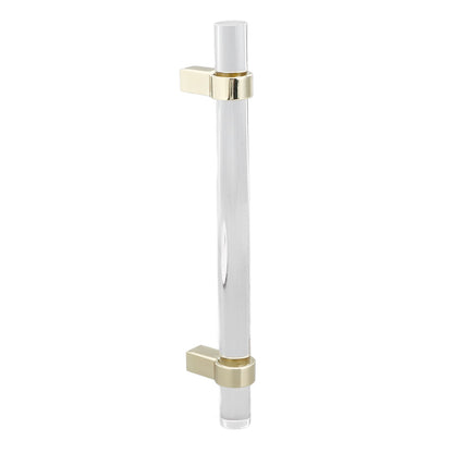 Crystal Acrylic Handle Modern Transparent Drawer Pull Handle for Closets Bookcases Shoe Cabinet Hole V1294-YM0523-3114220031914