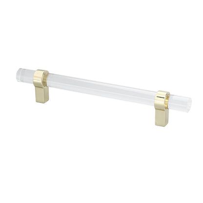 Crystal Acrylic Handle Modern Transparent Drawer Pull Handle for Closets Bookcases Shoe Cabinet Hole V1294-YM0523-3114220031914
