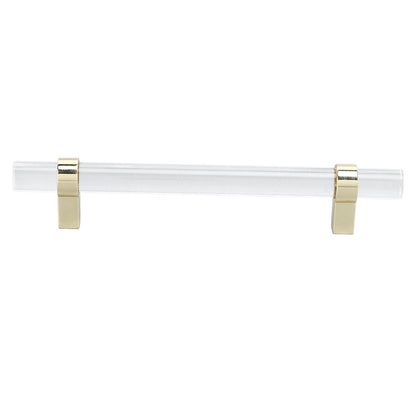 Crystal Acrylic Handle Modern Transparent Drawer Pull Handle for Closets Bookcases Shoe Cabinet Hole V1294-YM0523-3114220031914
