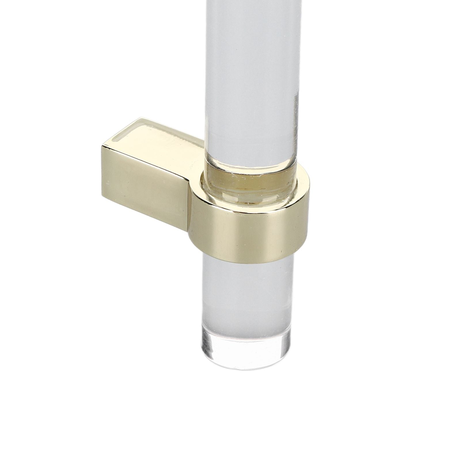 Crystal Acrylic Handle Modern Transparent Drawer Pull Handle for Closets Bookcases Shoe Cabinet Hole V1294-YM0523-3114220031914
