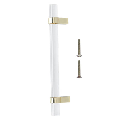 Crystal Acrylic Handle Modern Transparent Drawer Pull Handle for Closets Bookcases Shoe Cabinet Hole V1294-YM0523-3114220031914