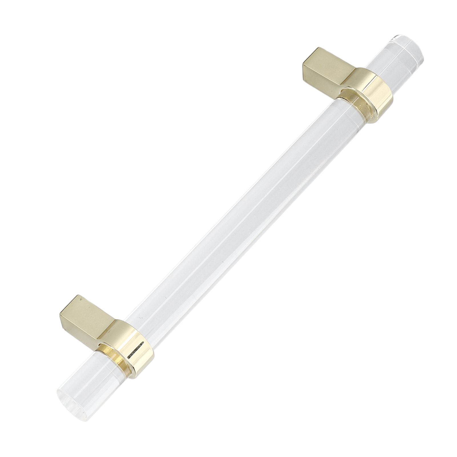 Crystal Acrylic Handle Modern Transparent Drawer Pull Handle for Closets Bookcases Shoe Cabinet Hole V1294-YM0523-3114220031914