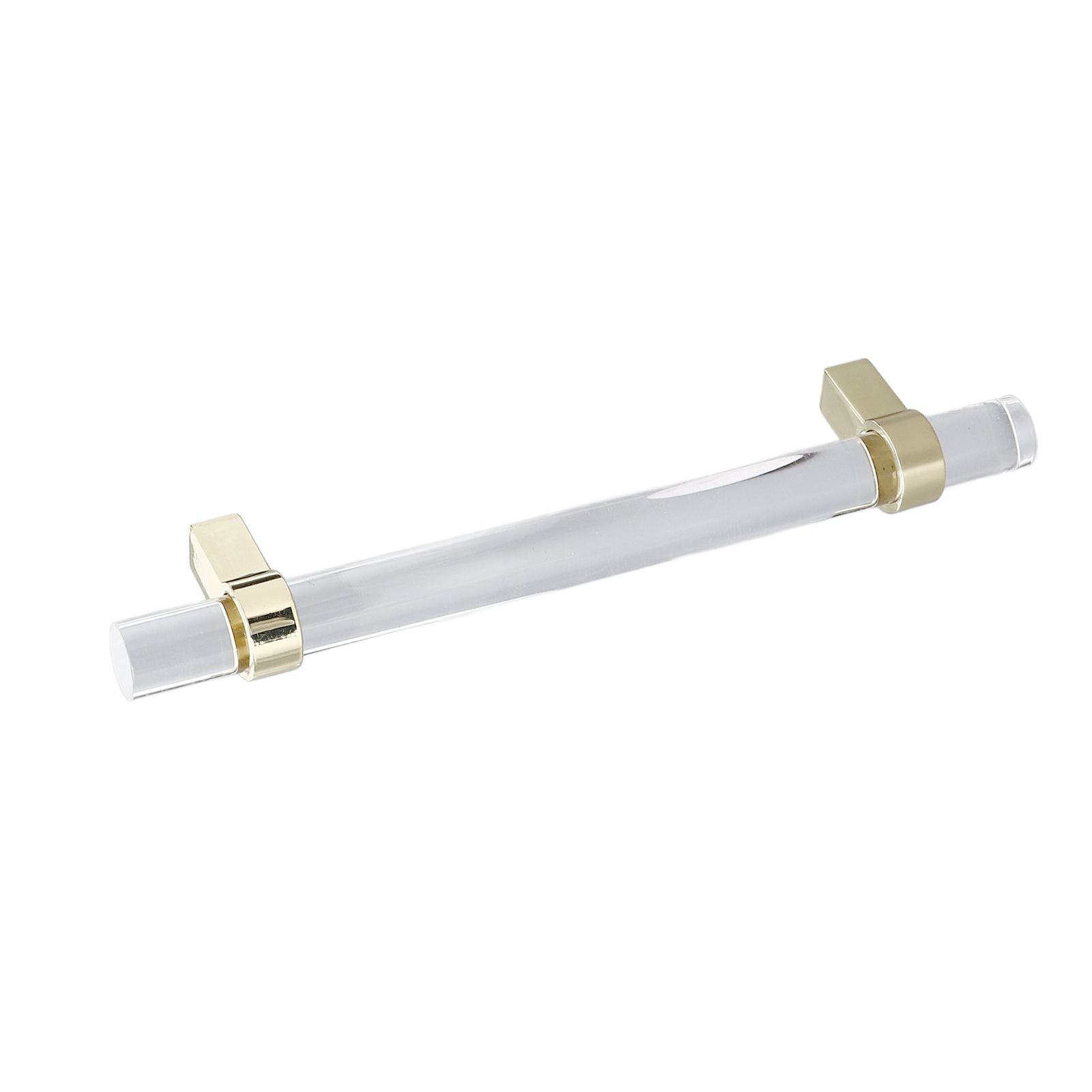 Crystal Acrylic Handle Modern Transparent Drawer Pull Handle for Closets Bookcases Shoe Cabinet Hole V1294-YM0523-3114220031914