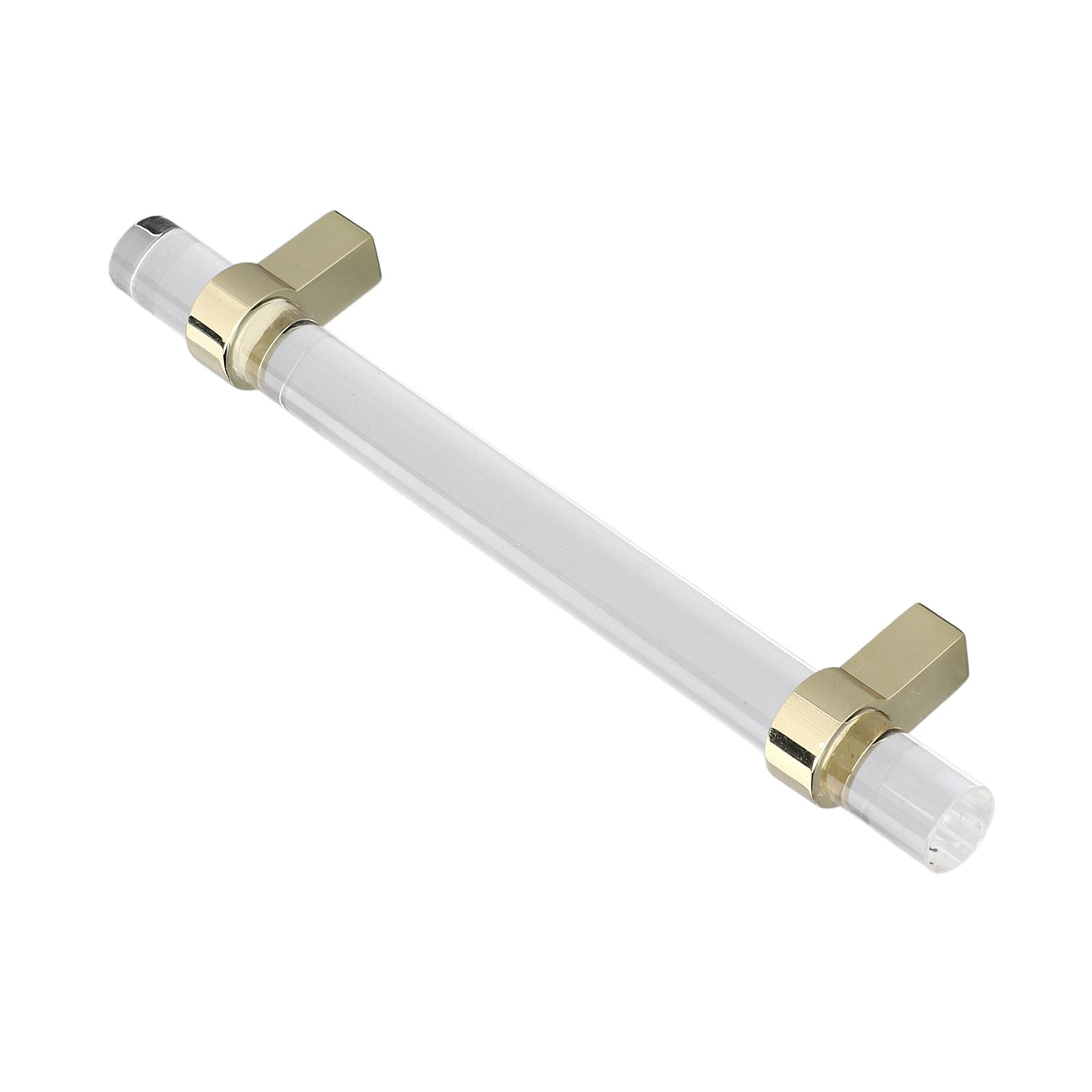 Crystal Acrylic Handle Modern Transparent Drawer Pull Handle for Closets Bookcases Shoe Cabinet Hole V1294-YM0523-3114220031914
