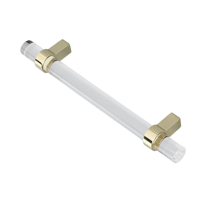 Crystal Acrylic Handle Modern Transparent Drawer Pull Handle for Closets Bookcases Shoe Cabinet Hole V1294-YM0523-3114220031914