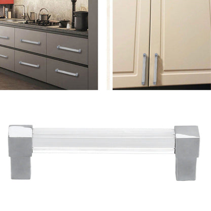 Acrylic Drawer Pulls Single Hole Crystal Cabinet Drawer Pulls for Kitchen Cabinets Dresser Cupboard Hole V1294-YM0523-3114220032214