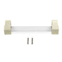 Acrylic Drawer Pulls Single Hole Crystal Cabinet Drawer Pulls for Kitchen Cabinets Dresser Cupboard Hole V1294-YM0523-3114220032215