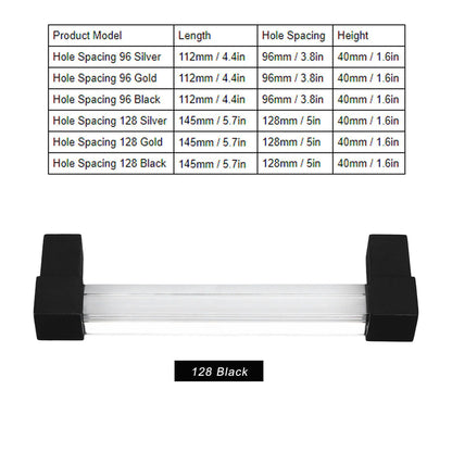 Acrylic Drawer Pulls Single Hole Crystal Cabinet Drawer Pulls for Kitchen Cabinets Dresser Cupboard Hole V1294-YM0523-3114220032216