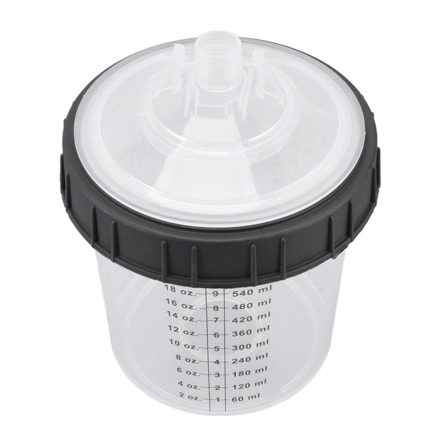 Disposable Paint Spray Cup Plastic Spray Paint Mixing Cup with Lids Painting Supplie 600ml V1294-YM0523-3114220033511