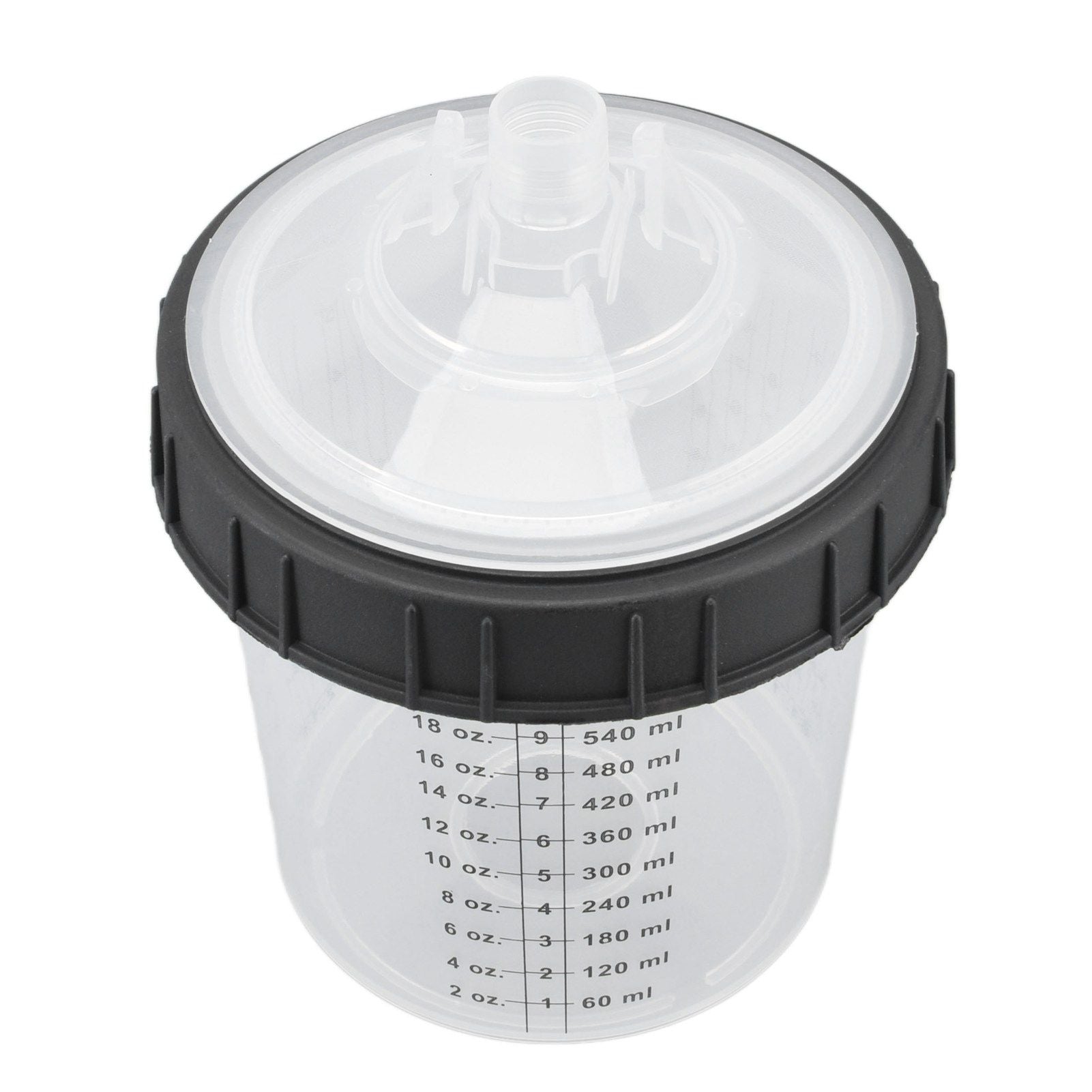 Disposable Paint Spray Cup Plastic Spray Paint Mixing Cup with Lids Painting Supplie 600ml V1294-YM0523-3114220033511