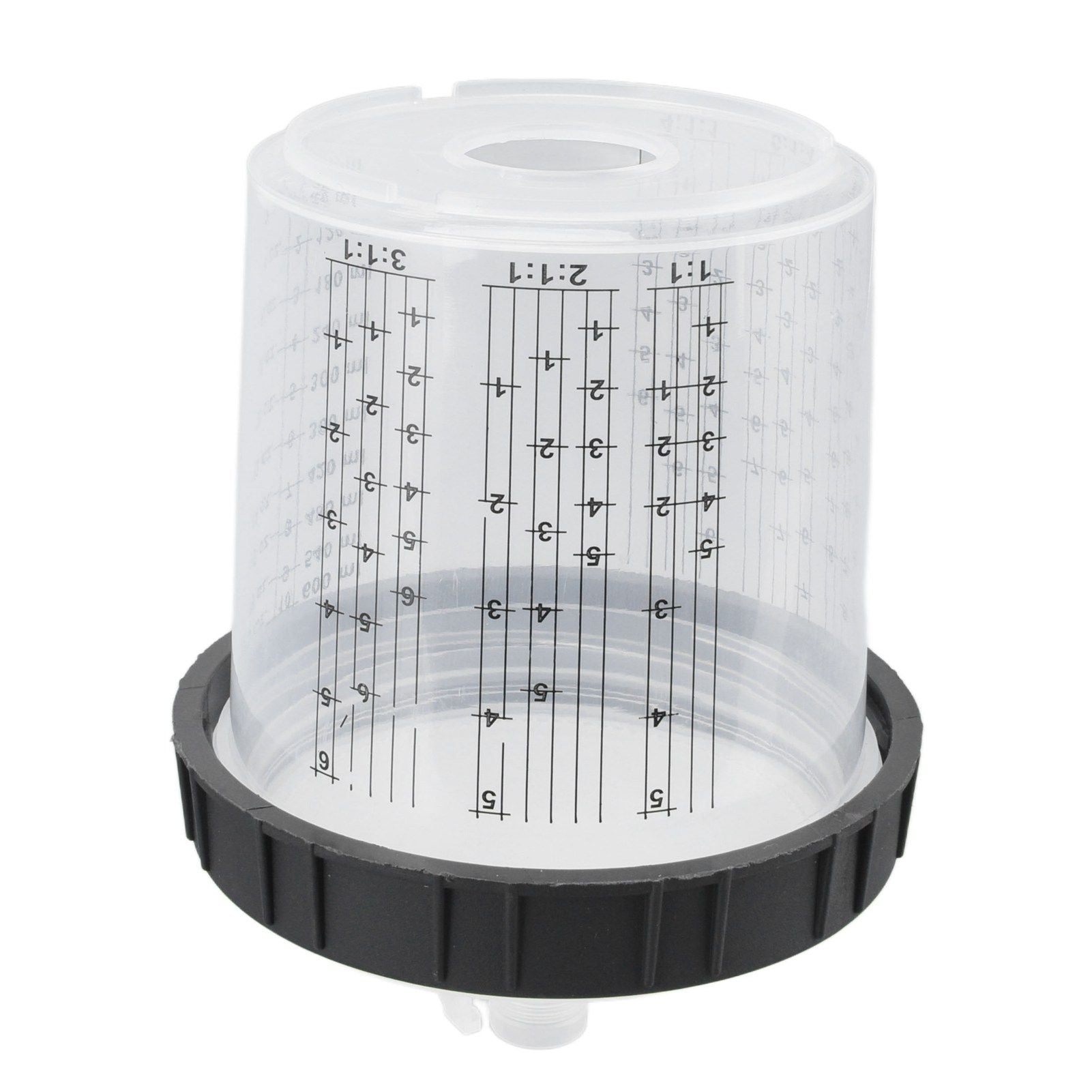 Disposable Paint Spray Cup Plastic Spray Paint Mixing Cup with Lids Painting Supplie 600ml V1294-YM0523-3114220033511