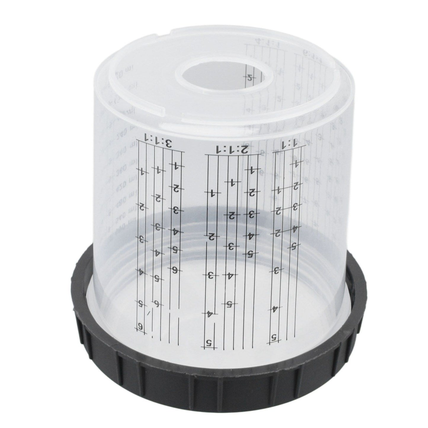Disposable Paint Spray Cup Plastic Spray Paint Mixing Cup with Lids Painting Supplie 600ml V1294-YM0523-3114220033511