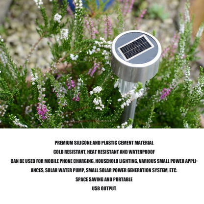 Mini Solar Panel 5V 2W 400mA Heat Resistant Waterproof Space Saving Widely Used Mini Solar Cell for Phone V1294-YM0523-3114220034011