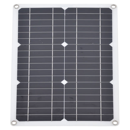 Dual USB Port Solar Panel Versatile Portable Solar Panel Charger Photovoltaic Charging with 10A Controller V1294-YM0523-3114220034111