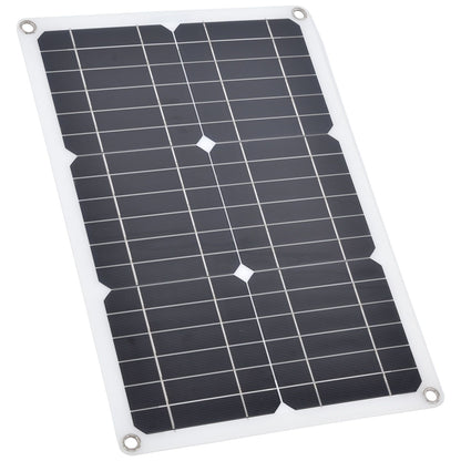 Dual USB Port Solar Panel Versatile Portable Solar Panel Charger Photovoltaic Charging with 10A Controller V1294-YM0523-3114220034111