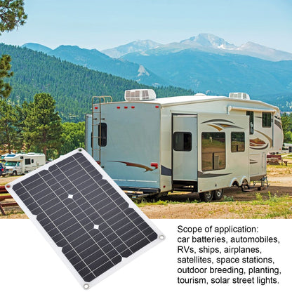 Dual USB Port Solar Panel Versatile Portable Solar Panel Charger Photovoltaic Charging with 10A Controller V1294-YM0523-3114220034111