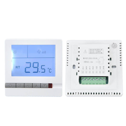 Smart Thermostat Multifunction Air Conditioner Controller with Ventilation Function AC220V for Hotel V1294-YM0523-3114220035211