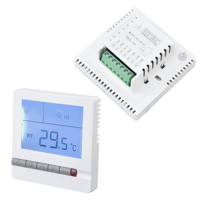 Smart Thermostat Multifunction Air Conditioner Controller with Ventilation Function AC220V for Hotel V1294-YM0523-3114220035211