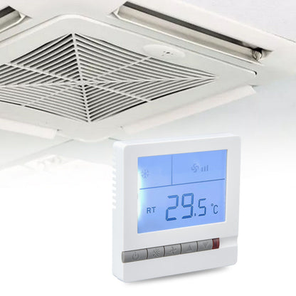 Smart Thermostat Multifunction Air Conditioner Controller with Ventilation Function AC220V for Hotel V1294-YM0523-3114220035211