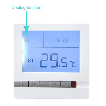 Smart Thermostat Multifunction Air Conditioner Controller with Ventilation Function AC220V for Hotel V1294-YM0523-3114220035211
