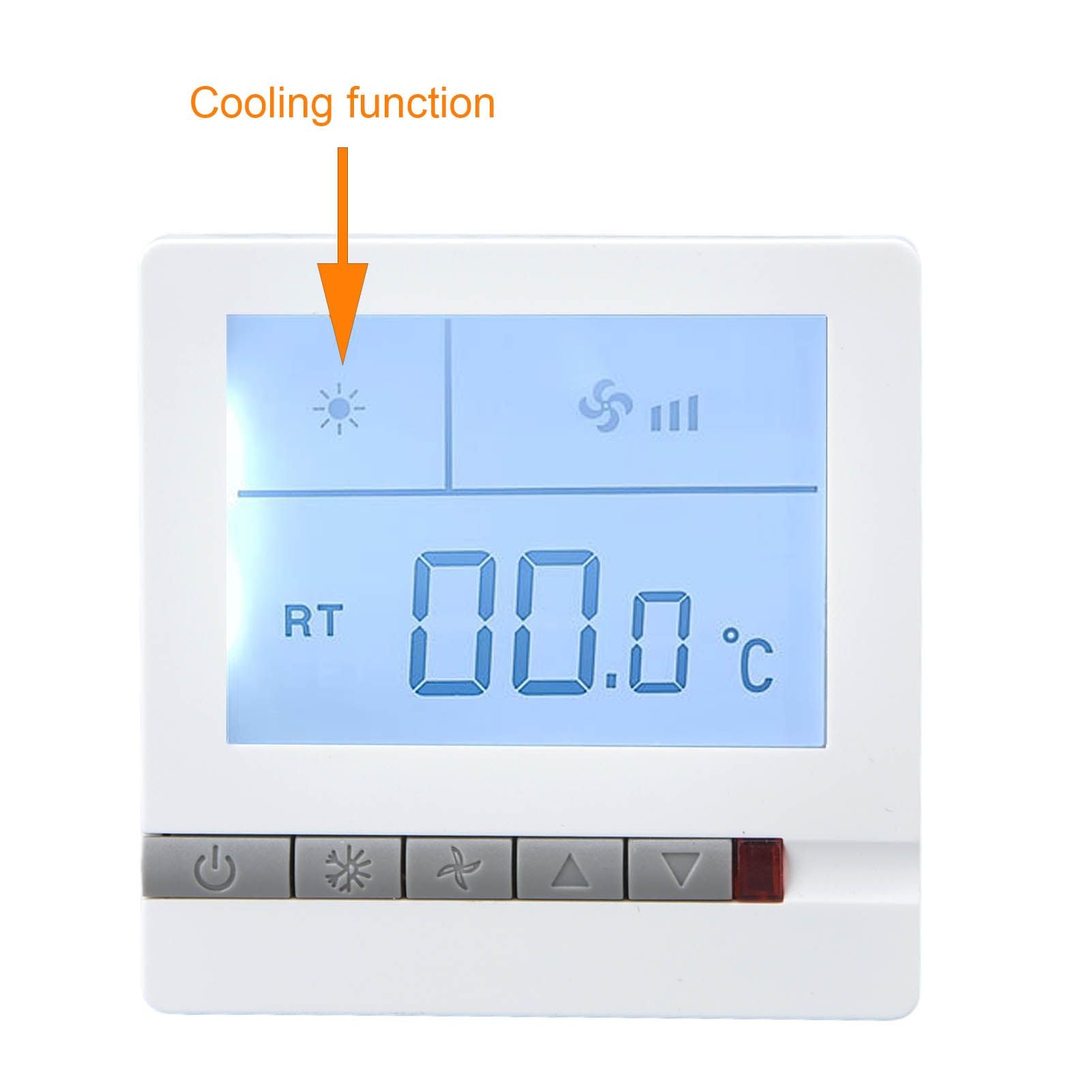 Smart Thermostat Multifunction Air Conditioner Controller with Ventilation Function AC220V for Hotel V1294-YM0523-3114220035211