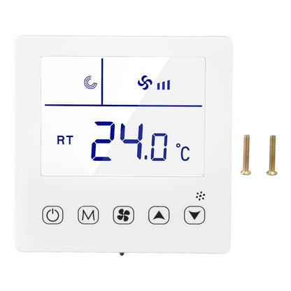 Digital Thermostat Ventilation Function Accurate LCD Display Air Conditioning Temp Controller for Home Hotel V1294-YM0523-3114220035411