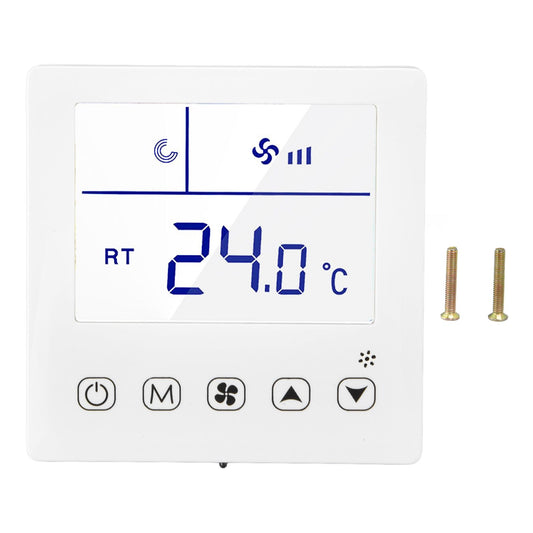 Digital Thermostat Ventilation Function Accurate LCD Display Air Conditioning Temp Controller for Home Hotel V1294-YM0523-3114220035411