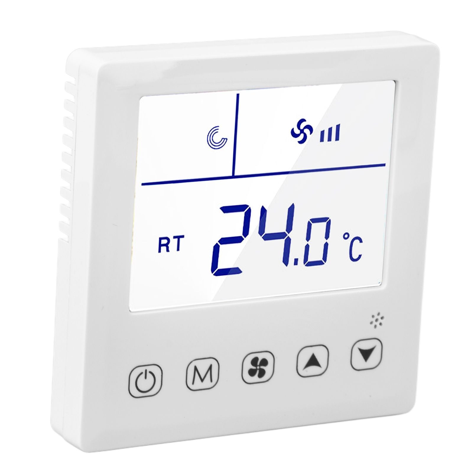 Digital Thermostat Ventilation Function Accurate LCD Display Air Conditioning Temp Controller for Home Hotel V1294-YM0523-3114220035411
