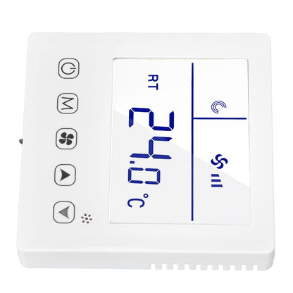Digital Thermostat Ventilation Function Accurate LCD Display Air Conditioning Temp Controller for Home Hotel V1294-YM0523-3114220035411