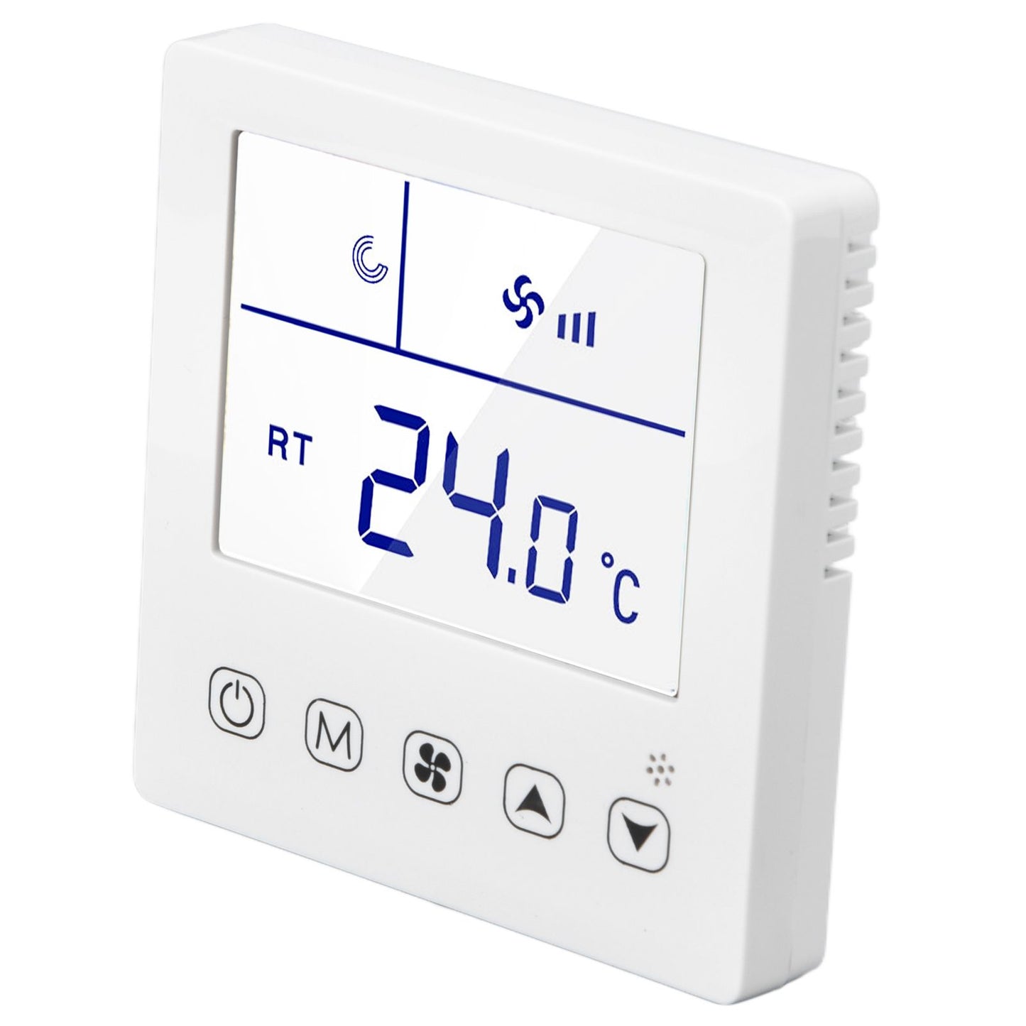 Digital Thermostat Ventilation Function Accurate LCD Display Air Conditioning Temp Controller for Home Hotel V1294-YM0523-3114220035411