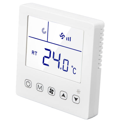 Digital Thermostat Ventilation Function Accurate LCD Display Air Conditioning Temp Controller for Home Hotel V1294-YM0523-3114220035411