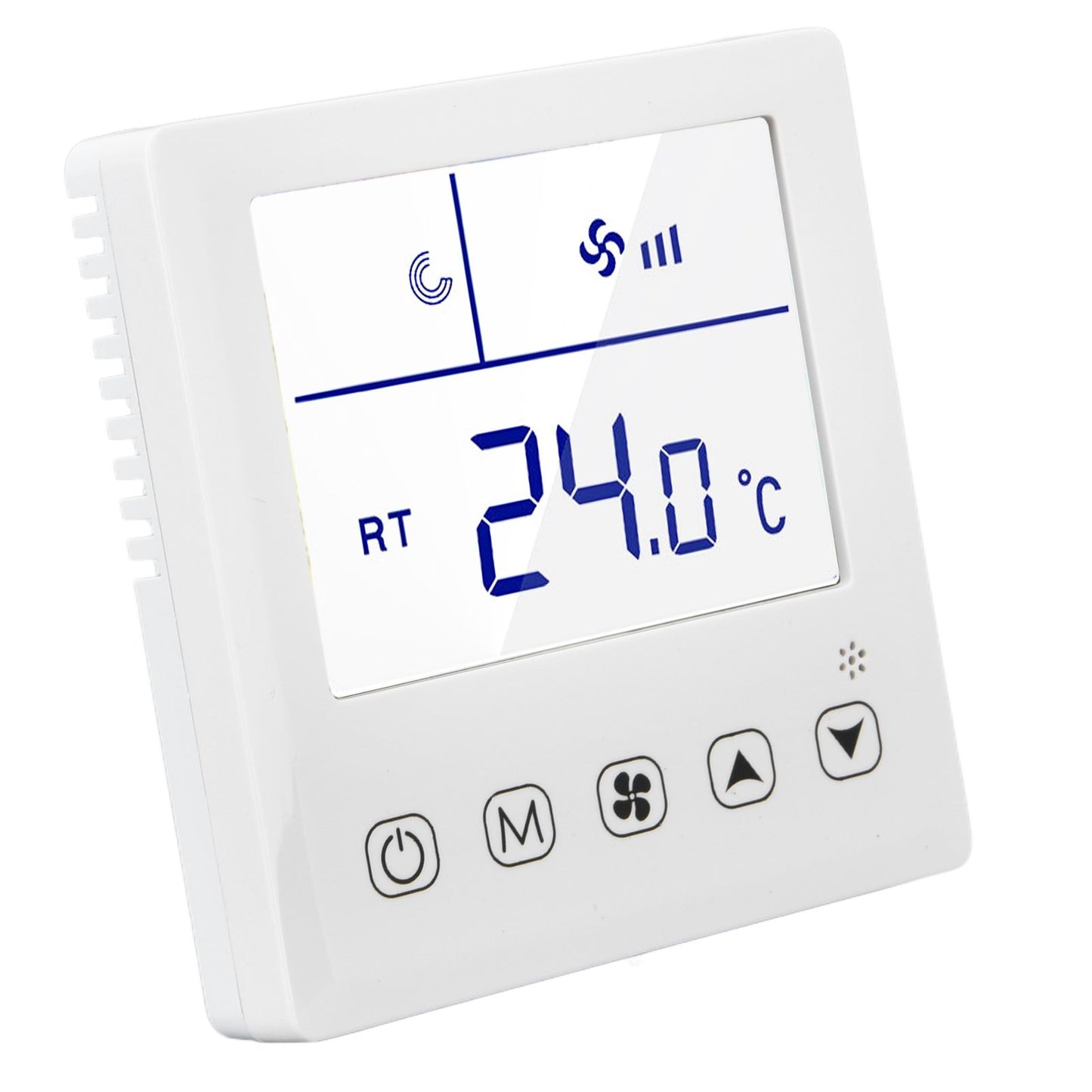 Digital Thermostat Ventilation Function Accurate LCD Display Air Conditioning Temp Controller for Home Hotel V1294-YM0523-3114220035411