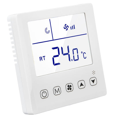 Digital Thermostat Ventilation Function Accurate LCD Display Air Conditioning Temp Controller for Home Hotel V1294-YM0523-3114220035411