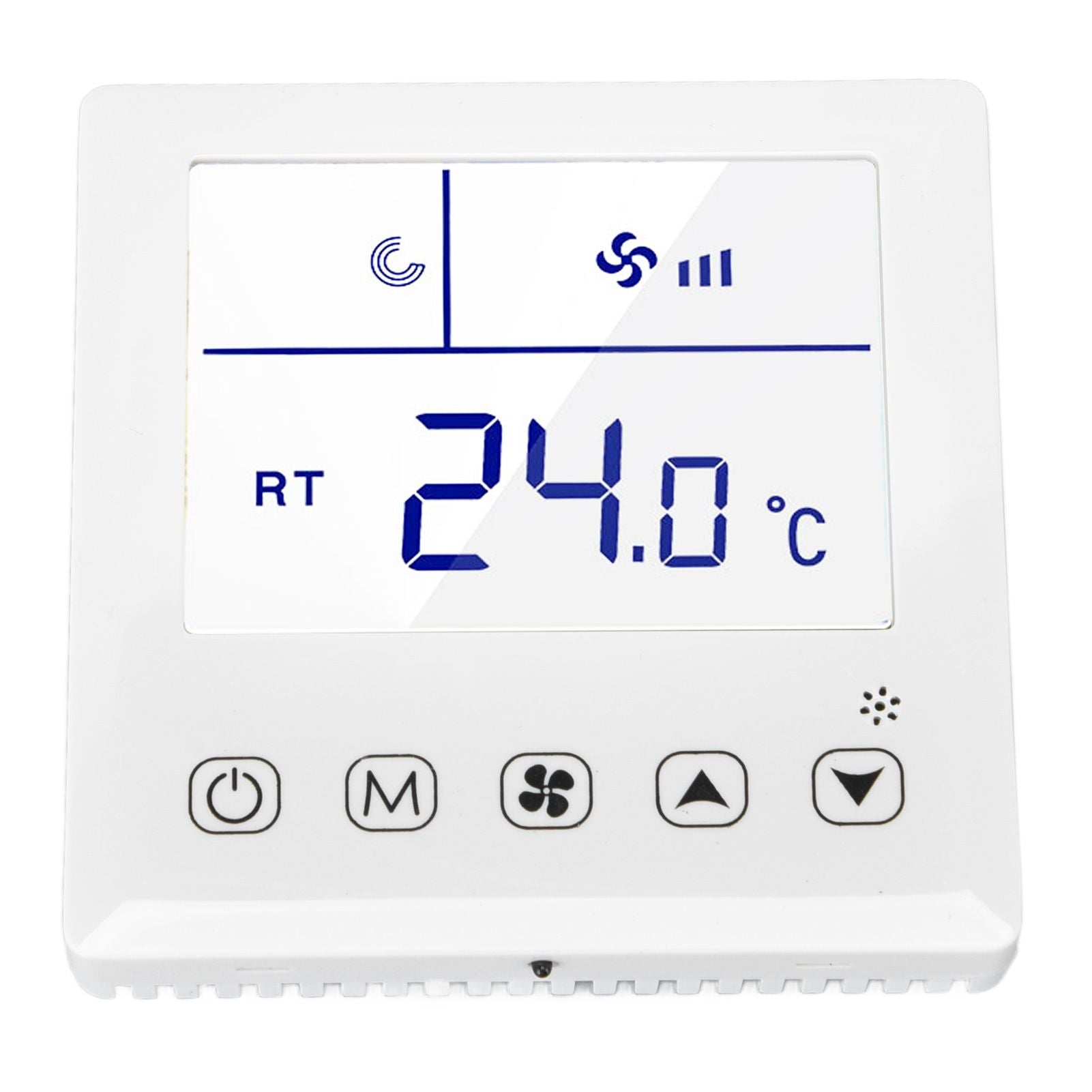 Digital Thermostat Ventilation Function Accurate LCD Display Air Conditioning Temp Controller for Home Hotel V1294-YM0523-3114220035411