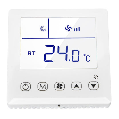 Digital Thermostat Ventilation Function Accurate LCD Display Air Conditioning Temp Controller for Home Hotel V1294-YM0523-3114220035411