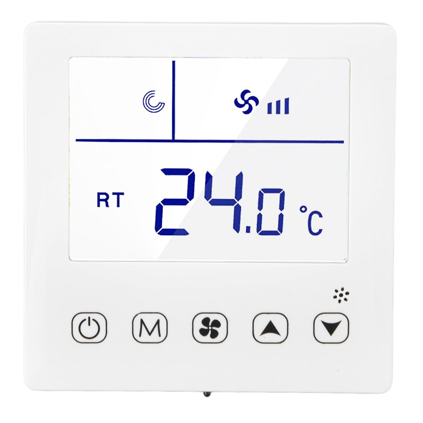 Digital Thermostat Ventilation Function Accurate LCD Display Air Conditioning Temp Controller for Home Hotel V1294-YM0523-3114220035411