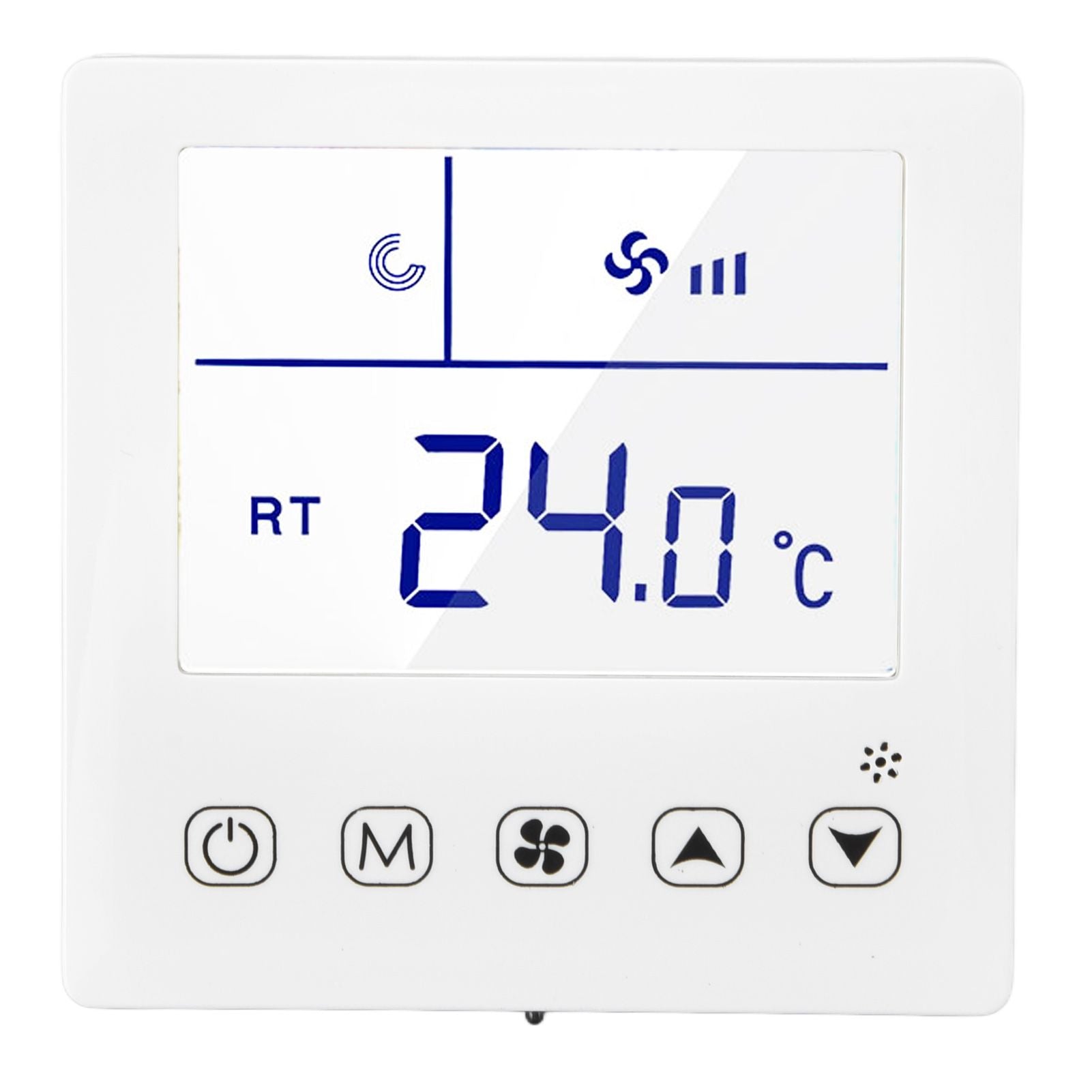 Digital Thermostat Ventilation Function Accurate LCD Display Air Conditioning Temp Controller for Home Hotel V1294-YM0523-3114220035411