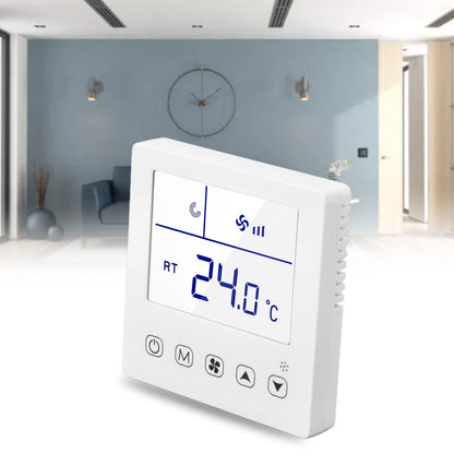 Digital Thermostat Ventilation Function Accurate LCD Display Air Conditioning Temp Controller for Home Hotel V1294-YM0523-3114220035411