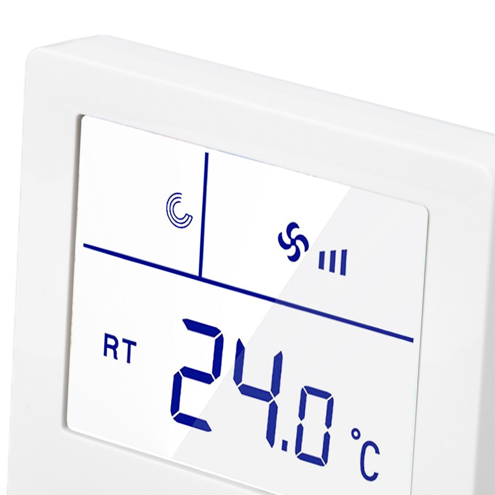 Digital Thermostat Ventilation Function Accurate LCD Display Air Conditioning Temp Controller for Home Hotel V1294-YM0523-3114220035411